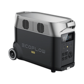 Estación de Energía Portátil DELTA PRO 3600Wh Litio LFP / 5 AC 3600W (7200W Pico) / 2 USB-C 200W / Capacidad para Aumentar Respaldo / Cargador de Coche 10A a 12.6V / Conectividad WiFi y Bluetooth (App) / Carga Solar 1600W Max.