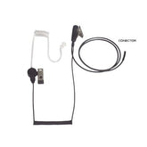 Micrófono - audífono de solapa con tubo acústico transparente para TC-500/ 518/ 600/ 610/ 700 y radios GP300/ PRO2150/ P110/ GP350/ SP-10/ PRO3150/ EP450/ EP350/ MAG ONE / R2 / DEP250 con tubo acústico de PU (material flexible)