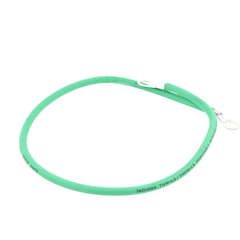 Jumper para Puesta a Tierra con Cable 8 AWG con Conectores de Ojo de 50 cm.