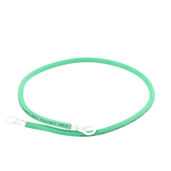Jumper para Puesta a Tierra con Cable 8 AWG con Conectores de Ojo de 50 cm.