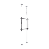 Montaje Cableado de Acero| Suelo a Techo| Capacidad Máx. de Carga 30kg| Para Pantallas de 32" ~ 75"| VESA 400 x 600