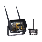 Sistema Profesional Inalámbrico de Cámara de Reversa Infrarroja y Monitor de 7" para Vehículos de Trabajo y Montacargas