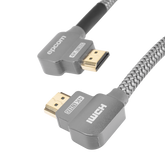 Cable HDMI Ángulo 90° | 1 Metro (3.28 Pies) | Alta Definición | Versión 2.0 | Alta Velocidad 18Gbps | 4K@60Hz |