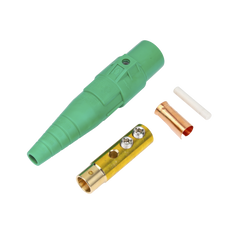 Conector camlock 400 AMPERES HEMBRA COLOR VERDE