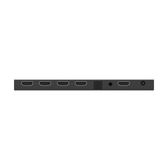 Splitter HDMI 1x4 | 1 Entrada a 4 salidas (Simultaneas) | 4K@60Hz | Extractor de Audio | Down Scaler | HDR 4:4:4 | EDID | 18Gbps