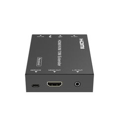 Kit Extensor HDMI con KVM | 70m | 4K2K@60Hz | 4:4:4 | HDMI2.0b y HDCP 2.2 | Salida de Audio 3.5mm | Admite PoC | Admite USB 1.1