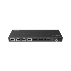 Splitter HDMI 1x4 | Extensor HDMI | 4K@30Hz 40m | 1080p@60Hz 70m | Función PoC | 4:4:4