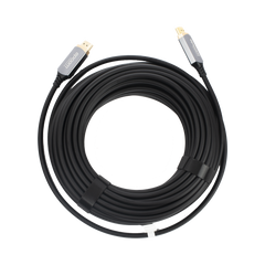 Cable HDMI de Fibra Óptica de 15 Metros (49.21 Pies) | Alta Definición | Versión 2.1 | Alta Velocidad 18Gbps | 8K@60Hz | HDCP 2.2 | Resistente a EMI y RFI