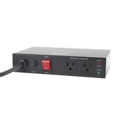 Acondicionador de Voltaje / Entrada 120 Vca / 2 salidas @ 120 Vca NEMA 5-15R / 1,800 W / 15 A / Supresión de Picos / Filtro de Ruido EMI/RFI / Sin bracket