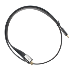 Cable HDMI de 1 Metro (3.28 Pies) | Alta Definición | Versión 2.0 | Alta Velocidad 18Gbps | 4K@60Hz | Conectores Chapados en Oro | Tipo Plano