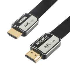 Cable HDMI de 5 Metros (16.40 Pies) | Alta Definición | Versión 2.0 | Alta Velocidad 18Gbps | 4K@60Hz | Conectores Chapados en Oro | Tipo Plano