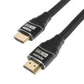 Cable HDMI de 1.8m | Alta Definición | Longitud | Version 2.0 | Alta velocidad 18Gbps | 4K@60Hz | Conectores Chapados en Oro | Tipo Redondo