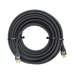 Cable HDMI de 10 Metros (32.81 Pies) | Alta Definición | Longitud | Versión 2.0 | Alta Velocidad 18Gbps | 4K@60Hz | Conectores Chapados en Oro | Tipo Redondo