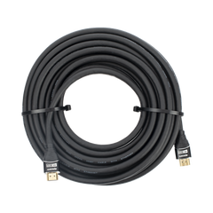 Cable HDMI de 10m | Alta Definición | Longitud | Version 2.0 | Alta velocidad 18Gbps | 4K@60Hz | Conectores Chapados en Oro | Tipo Redondo