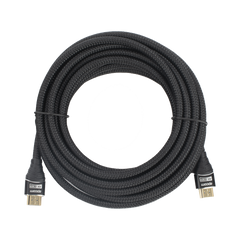 Cable HDMI de 5 Metros (16.40 Pies) | Alta Definición | Longitud | Versión 2.0 | Alta Velocidad 18Gbps | 4K@60Hz | Conectores Chapados en Oro | Tipo Redondo