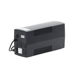 UPS de 600VA/360W / Topología Línea Interactiva / Entrada y Salida 120 Vca / Clavija NEMA 5-15P / 4 Tomas NEMA 5-15R/ Sin Protector RJ11 ni RJ45