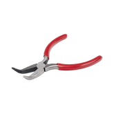 Pinza punta Curveada de 5” con Mango Forrado Plástico.