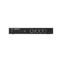 EdgeRouter 4, con 3 puertos 10/100/1000 Mbps + 1 puerto SFP, con funciones avanzadas de ruteo