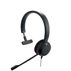 Jabra Evolve 20 Mono con conexión USB, micrófono con cancelación de ruido de última generación, configuración Plug and Play, Certificación Microsoft Teams (4993-823-109)