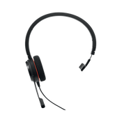 Jabra Evolve 20 Mono con conexión USB, micrófono con cancelación de ruido de última generación, configuración Plug and Play, Certificación Microsoft Teams (4993-823-109)