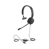 Jabra Evolve 20 Mono con conexión USB, micrófono con cancelación de ruido de ultima generación, configuración Plug and Play (4993-829-209)