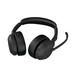 Jabra Evolve2 55, Auricular stereo versión MS, dongle USB-A con cancelación de ruido (25599-999-999)