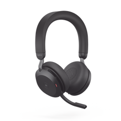 Jabra Evolve2 75, Auricular stereo versión MS con cancelación de ruido activa, dongle USB-A indicador de ocupado (Busylight)(27599-999-999)