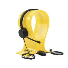 Jabra Evolve 30 Duo con conexión USB / 3.5mm, micrófono con cancelación de ruido y controlador en el cable con botones e indicadores LED (5399-823-309)