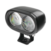 Luz LED de advertencia peatonal de punto azul para montacargas y vehiculos