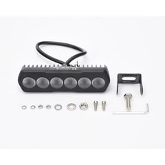 Luz de Trabajo de 6 LED, 1300 Lumenes, 12-24 VCD