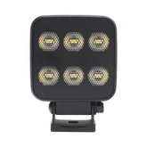 Luz de Trabajo Ultra brillante Cuadrada, 6 LED, 6552 Lúmenes, 12-24 Vcd