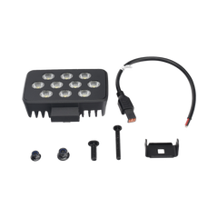 Luz de Trabajo Ultra brillante Cuadrada, 10 LED, 8937 Lúmenes, 12-24 Vcd