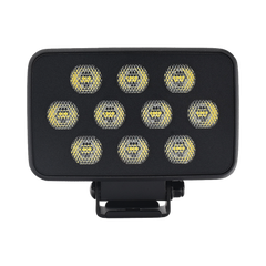 Luz de Trabajo Ultra brillante Cuadrada, 10 LED, 8937 Lúmenes, 12-24 Vcd