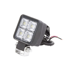 Luz de trabajo de 4 LED de 10 Watt, 12-24 Vcd, 800 lúmenes