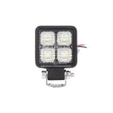Luz de trabajo de 4 LED de 10 Watt, 12-24 Vcd, 800 lúmenes
