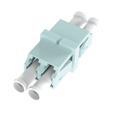 Módulo Acoplador LC Duplex, Para Fibra Multimodo, Color Aqua
