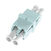 Módulo Acoplador LC Duplex, Para Fibra Multimodo, Color Aqua