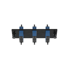 Placa Acopladora de Fibra Optica FAP, Con 3 Conectores SC Duplex (6 Fibras), Para Fibra Monomodo OS1/OS2, Color Azul