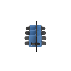 Placa Acopladora de Fibra Optica FAP, Con 3 Conectores SC Duplex (6 Fibras), Para Fibra Monomodo OS1/OS2, Color Azul
