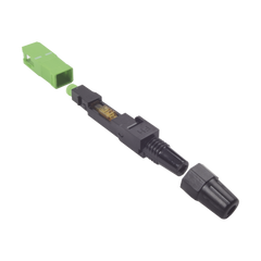 Conector Rápido de Instalación en Campo, Monomodo, SC/APC, Pre-Pulido, Re-Terminable, Ideal para Aplicaciones FTTx