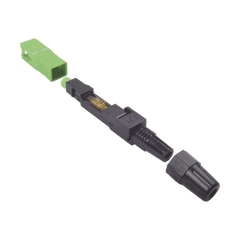 Conector Rápido de Instalación en Campo, Monomodo, SC/APC, pre-pulido, re-terminable, ideal para Aplicaciones FTTx