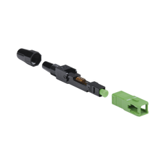 Conector Rápido de Instalación en Campo, Monomodo, SC/APC, pre-pulido, re-terminable, ideal para Aplicaciones FTTx