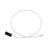 Cable de Conexión en Campo Jack a Plug RJ45, Categoría 6A, CMP (Plenum), 1 Metro (3.28 Pies), Color Blanco