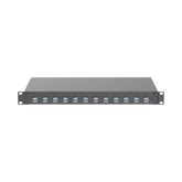 Distribuidor de Fibra Óptica, Con 12 Conectores LC Duplex (24 Fibras), Para Fibra Multimodo OM3/OM4, 1 UR