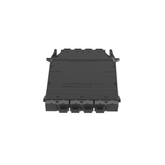 Cassette HD Flex? Para 32 Fibras Multimodo OM4, de 4 MPO(8F) Macho a 4 MPO(8F) Macho, Color Gris