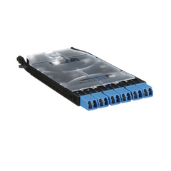Cassette HD Flex? Con 6 Puertos LC Duplex (12 Fibras), Para Fibra Monomodo OS2, Color Azul
