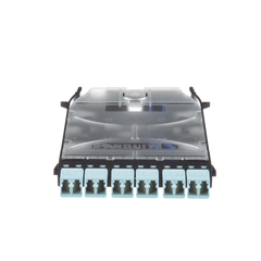 Cassette HD Flex? Con 6 Puertos LC Duplex (12 Fibras), Para Fibra Multimodo OM3, Color Azul