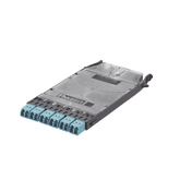 Cassette HD Flex? Con 6 Puertos LC Duplex (12 Fibras), Para Fibra Multimodo OM3, Color Azul