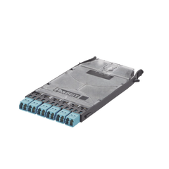 Cassette HD Flex? Con 6 Puertos LC Duplex (12 Fibras), Para Fibra Multimodo OM3, Color Azul