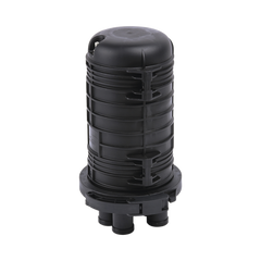 Caja de Distribución de Fibra Óptica Vertical tipo Domo, hasta 48 empalmes, Exterior, IP68